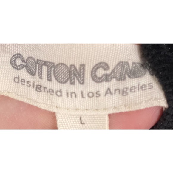 Cotton Candy LA Open Back A-Line Women's Velour Ribbed Mini Dress Large - Picture 3 of 4